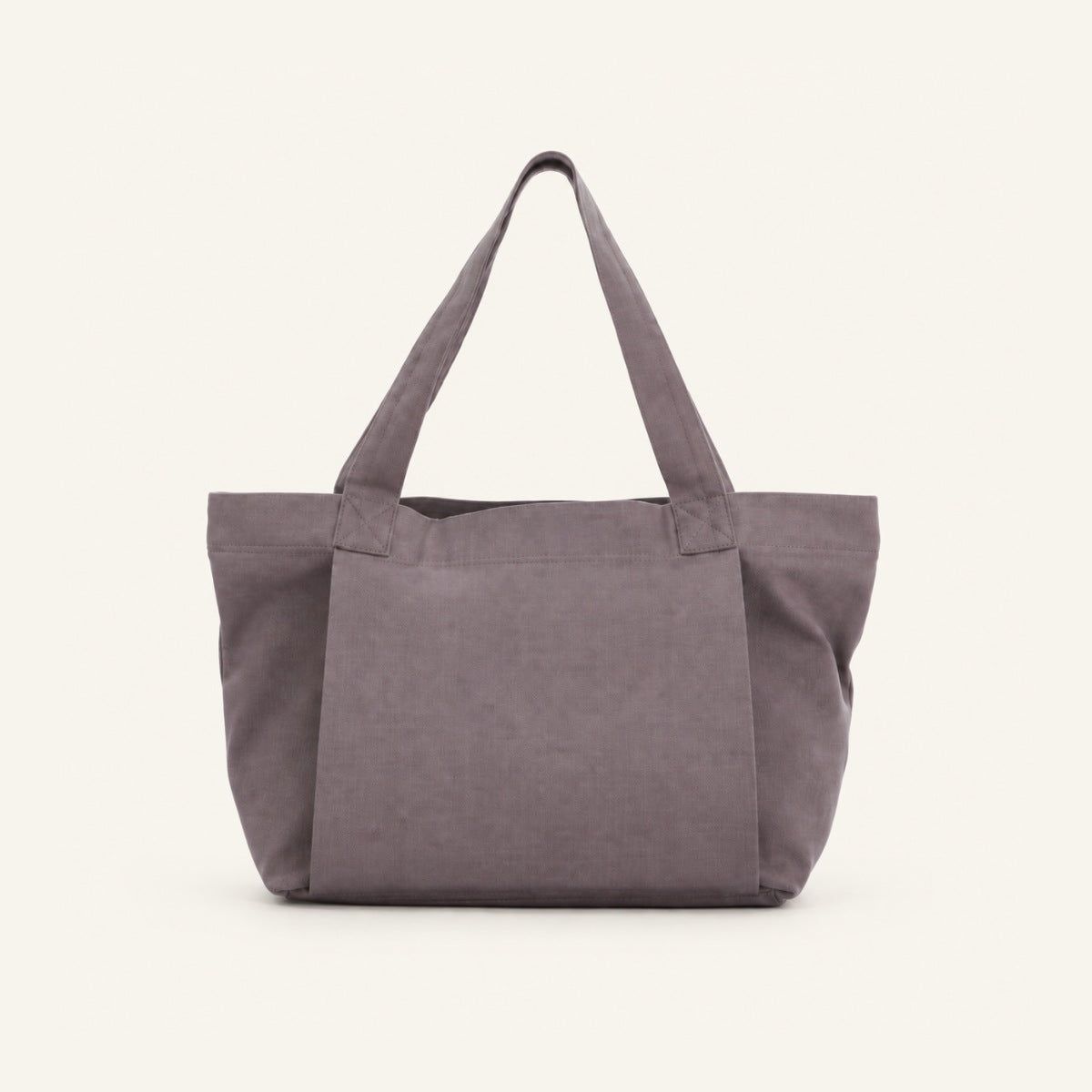 GoodForm Studio Tote — Gray on GoodForm warm ivory