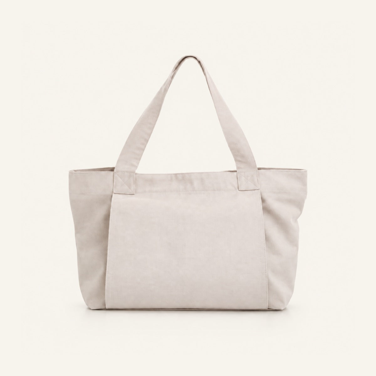 GoodForm Studio Tote — Khaki on GoodForm warm ivory