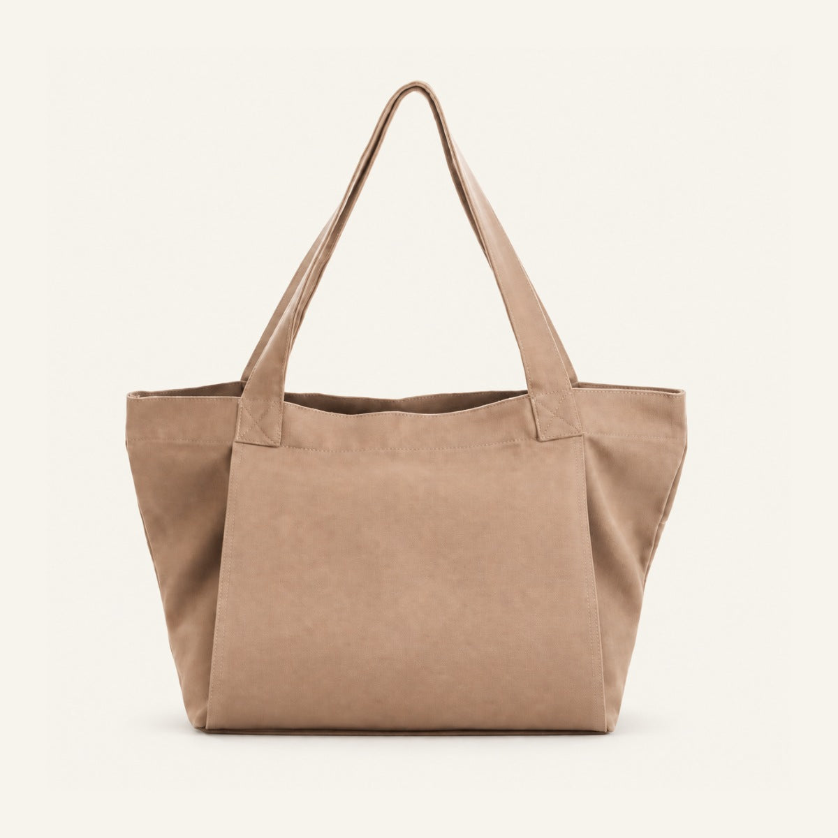 GoodForm Studio Tote — Apricot on GoodForm warm ivory