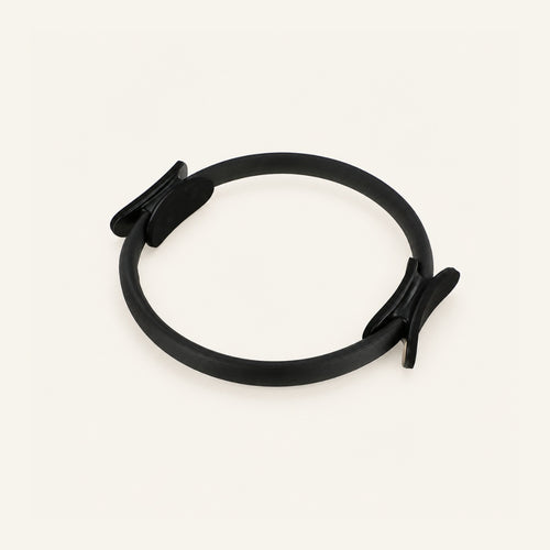 GoodForm Pilates Ring — Black on GoodForm warm ivory